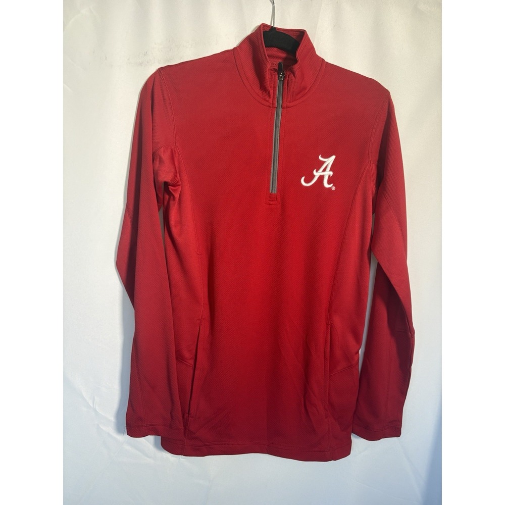 KA Knights Apparel 1/4 Zip Sweatshirt Knit Alabama Crimson Tide Logo‎